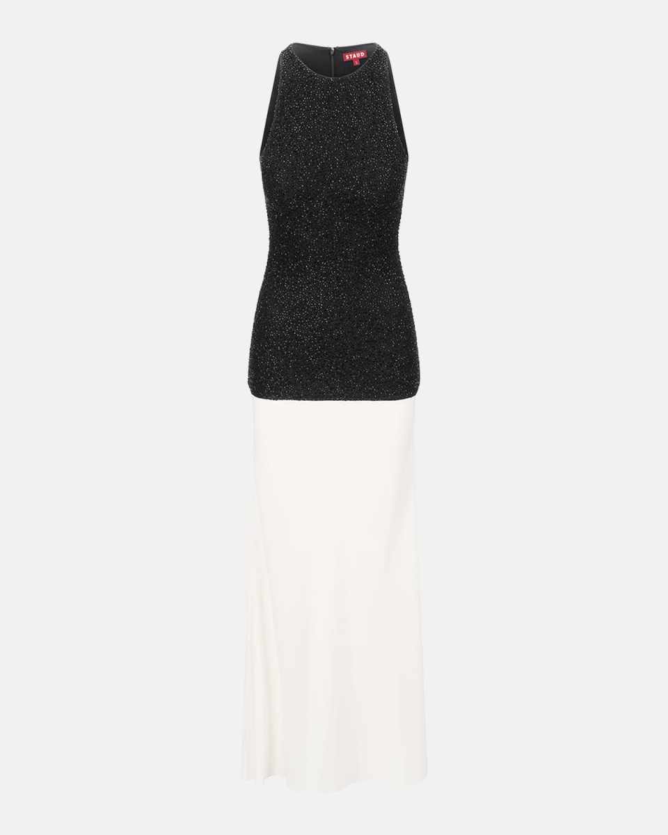 Gabrielle Beaded Drop-Waist Dress